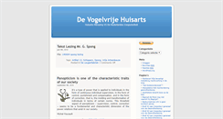 Desktop Screenshot of devogelvrijehuisarts.nl